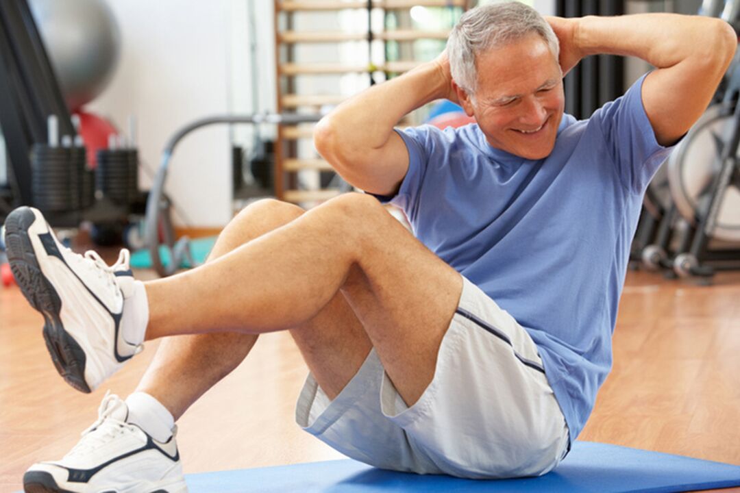 Vykonávanie cvičení na obnovenie prostaty